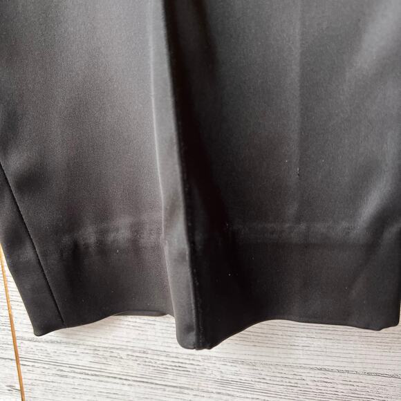Tadashi Shoji Pants Womens Size 8 Black Silky Designer Professional Event - Picture 5 of 16